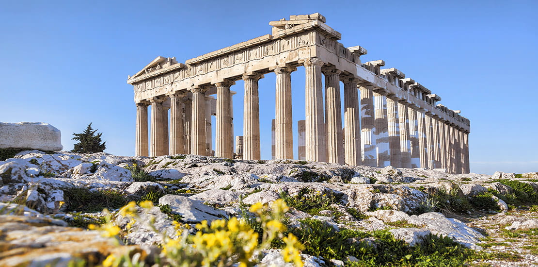 Parthenon temple at the Acropolis in Athens, Greece